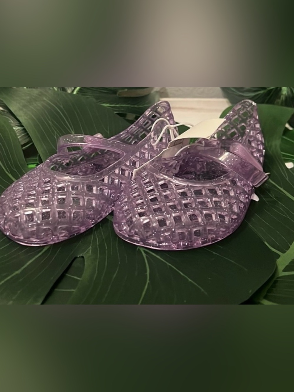 Baby Girl Purple Jelly Sandals